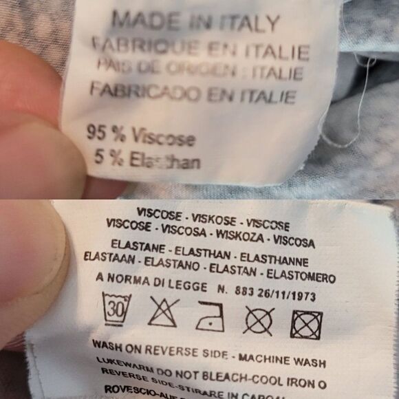 Vintage 90s Bluemarine Bodycon Dress M Brown Plunging V Logo Ruched Snake Italy - Picture 9 of 10